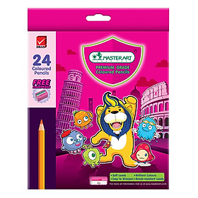 Bút Chì Dài 24 Màu Masterart Series F24