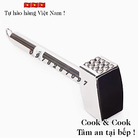 Búa đập thịt inox 304 cao cấp 