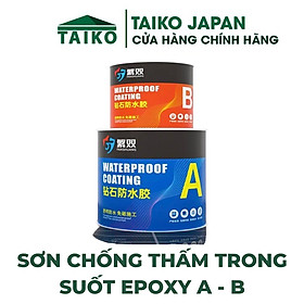 [Chính Hãng] Keo Epoxy - Keo chống thấm 2 thành phần A - B trong suốt, sử lý chống thấm mặt sàn nhà vệ sinh