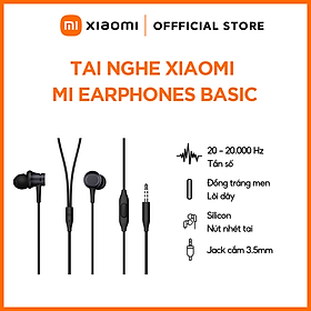 Tai Nghe Nhét Tai Mi Basic Xiaomi HSEJ03JY - Hàng Chính Hãng