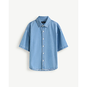 Áo Sơ Mi Denim Nam Tay Ngắn Form Relax - ROUTINE 10F25DSH001