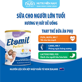 Sữa Cho Người Lớn Tuổi, Người Ốm Bệnh Etomil Perfect 900G - Dinh Dưỡng Vàng Cho Người Cao Tuổi, Hương Vị Dễ Uống