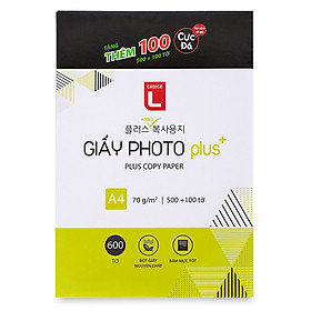 Nơi bán Giấy Photo Plus A4 Choice L (CL) (70g) (600 Tờ) - Giá Từ -1đ