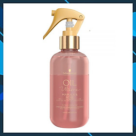 Xịt dưỡng xả khô 2 lớp cho tóc mảnh đến trung bình Schwarzkopf OIL Ultime Marula & Rose Light Oil-In-Spray Conditioner 200ml