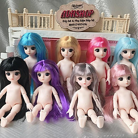 Búp bê Baboliy có mái cao 16cm tặng giày Sunnydoll