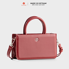 Túi Yuumy ( Thời trang nữ phối quai xách size 21 - Túi đeo chéo da Smooth YN288 )