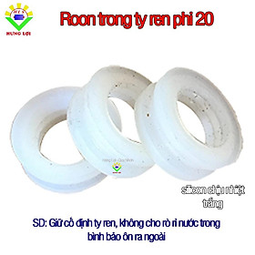 10 gioăng (ron) trong silicon chịu nhiệt phi 20 dùng cho máy nước nóng năng lượng mặt trời
