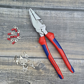 Kìm Đa Năng Knipex Lineman 09 15 240 Có Chức Năng Bấm Cos và Mạ Chrome Để Hạn Chế Gỉ Sét Chiều Dài 240mm