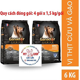 [6KG] Thức ăn cho chó trưởng thành Ganador vị thịt cừu và gạo - Ganador Adult Lamb and Rice 6KG