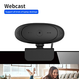 1080P HD Computer Camera Video Conference Camera Webcam 2 Mega Pixel Auto Focus 360° Rotation USB Plug & Play with