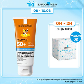 Kem Chống Nắng Dạng Sữa Cho Trẻ Em La Roche-Posay Anthelios Dermo Kid SPF 50+ UVB & UVA (100ml)