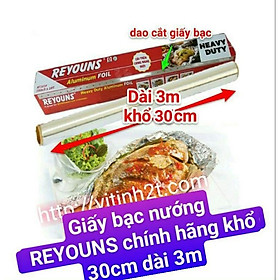 Mua Giấy bạc nướng Reyouns 30cm x 3m nướng thực phẩm  nướng cá  nướng trong lò vi