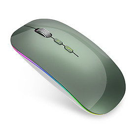 Mua Chuột Sạc Không Dây Im Lặng DPI Kép  Có Đèn Led Đổi Màu Thời Trang - Mẫu Mới Nhất