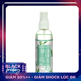 Nước Hoa Hồng Trà Xanh Milaganics Chai 100ml
