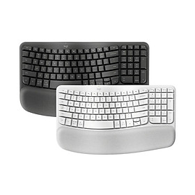 Bàn phím không dây Công thái học Logitech Wave Keys - Hàng chính hãng