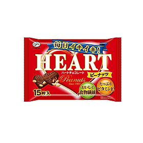 KẸO SOCOLA HÌNH TRÁI TIM FUJIYA SOCOLATE HEART 15P (30C/T)