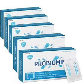 Liệu trình 5 hộp PROBIOMIN hỗ trợ tăng khả năng miễn dịch và sức đề kháng, giảm táo bón, tiêu chảy, rối loạn tiêu