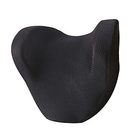 Car Neck Pillow Adjustable Buckles Washable Fiber for Shoulder Drivers Black