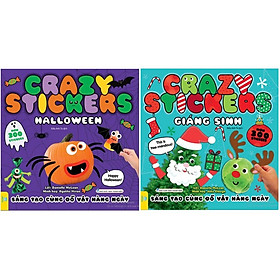 Sách - Crazy Stickers - Sáng Tạo Cùng Đồ Vật Hàng Ngày (hơn 300 stickers) - ndbooks