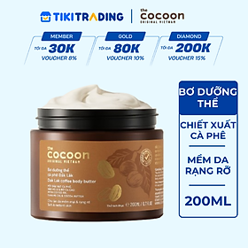 Bơ dưỡng thể cà phê Dak Lak 200ml