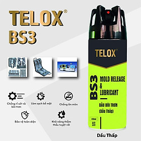 Mua Thùng 24 bình xịt bôi trơn tách khuôn nhựa công nghiệp Telox BS3 (thấp) 450ml