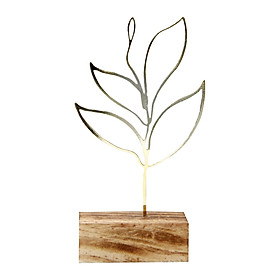Leaf Ornament Sculpture Tabletop Accessories Photo Props Crafts Office