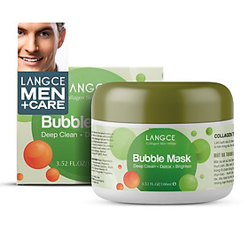 MẶT NẠ SỦI BỌT COLLAGEN THANH LỘC THẢI ĐỘC TỐ SE KHÍT LỖ CHÂN LÔNG 100ml LANGCE dành cho Nam
