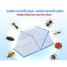 Màn Chụp Gấp Gọn Thông Minh Mùng Lưới Chống Muỗi Cho Người Lớn Và Trẻ Em Momy20 Shop