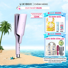 Máy Uốn Tóc Halio instaGlam Premium Hair Styler Tạo Xoăn Sóng Nước Hippie - Bóng Mượt x6 lần, Trục 28mm