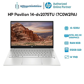 Mua Laptop HP Pavilion 14-dv2075TU 7C0W2PA i5-1235U|8GB|512GB|Iris Xe Graphics|14  FHD Hàng chính hãng