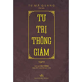 Tư Trị Thông Giám - Tập 5 Bìa Cứng, Bọc Vải, Phủ Nhũ