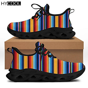 LCRTZKG HYCOOL Giày thể thao nam Rainbow Gay LGBT Pride Bạn bè Breathable Casual Man Lace-up Flat