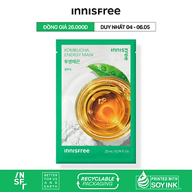 Mặt nạ giấy dưỡng da Hàn Quốc innisfree My Real Squeeze Mask 22ml