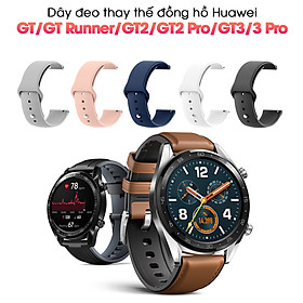 Dây đeo đồng hồ Huawei Watch GT GT Runner GT2 GT 2 Pro GT 3 GT3 Pro 43mm 42mm 46mm chốt tháo nhanh thay thế silicon mềm mại - hàng chính hãng Handtown