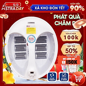 Mua  Hàng Chính Hãng - BH 2 Năm  Bồn ngâm chân Massage điều chỉnh nhiệt độ SereneLife SL17 tặng kèm muối ngâm chân