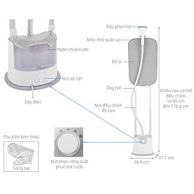 Mua Bàn ủi hơi nước đứng Philips GC487/89 Hàng chính hãng