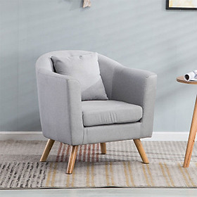 Ghế sofa đơn cao cấp GSF005, ghế sofa đơn nỉ