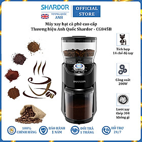 Máy xay hạt cà phê cao cấp Shardor CG845B, công suất 200W - HÀNG NHẬP KHẨU