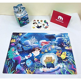 Đồ Chơi Xếp Hình Myndtoys Fantasy Puzzle - Nàng Tiên Cá Deep Deep Blue Dành Cho Bé Gái Trên 4 Tuổi