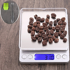 Mua Cân tiểu li điện tử cho nhà bếp loại 2kg - Tặng cọ quét dầu
