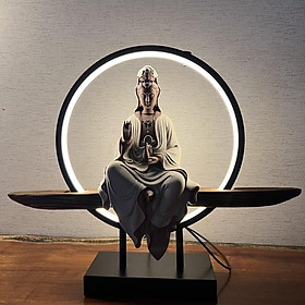 Mua Tượng Phật Quan Âm Bồ Tát và khung đèn Led