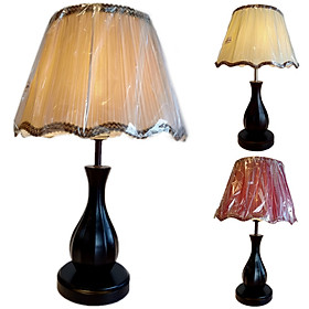 Mua Đèn ngủ thân gỗ cao cấp- Để đầu giường- Đèn ngủ để bàn khách sạn- Decor  trang trí- 5107