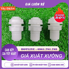 Vách Ngăn Nối Nhanh Phi 6,Phi 10 Để Gắn Tủ, Nút Cấp Nước Vào Máy Lọc Nước Nóng – Lạnh