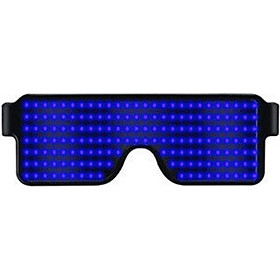 Luminous Glasses Multi-function Dynamic Display Glasses Birthday Party Flash Glasses Four colors