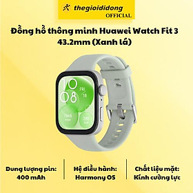 Mua Đồng hồ thông minh Huawei Watch Fit 3 43.2mm - Hàng chính hãng