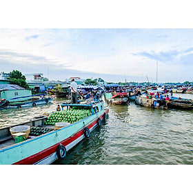 Tour Sài Gòn Đi MỸ THO - CẦN THƠ 2N1Đ - Chợ Nổi Cái Răng - Cù Lao Tứ Linh - Thưởng Thức Đặc Sản Miền Tây - Đền Cồn Phụng