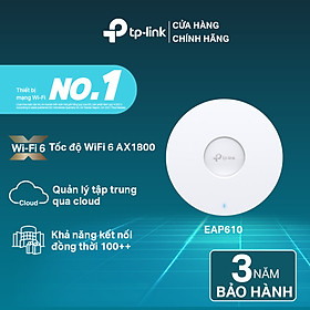 Mua Bộ Access Point Gắn Trần TP-Link EAP610 Wifi 6 AX1800 - Hàng Chính Hãng