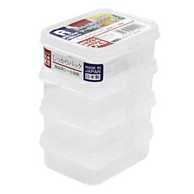 Mua Hộp Nhựa Dùng Được Trong Lò Vi Sóng 100ml Nhật Bản (4 Hộp)