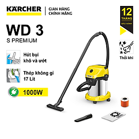 Mua Máy hút bụi khô và ướt Karcher WD 3 S Premium (new 2022) - Hàng chính hãng