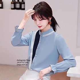 Nh140520-ÁO SƠ MI NỮ PHỐI MÀU S-6XL